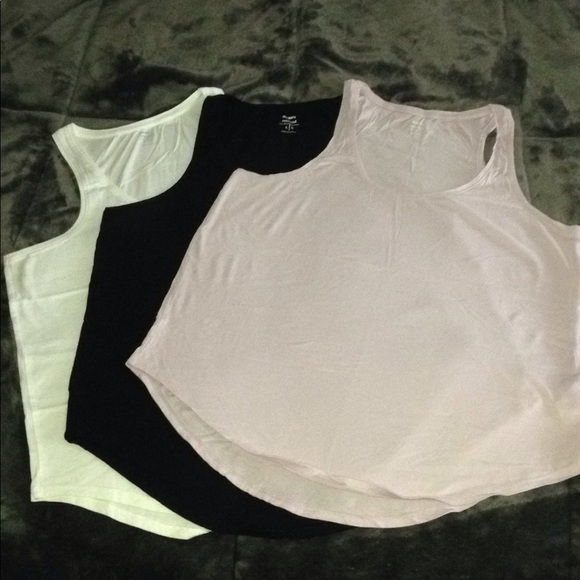Old Navy Tops - Bundle of 3 Old Navy 100% cotton racerback tanks